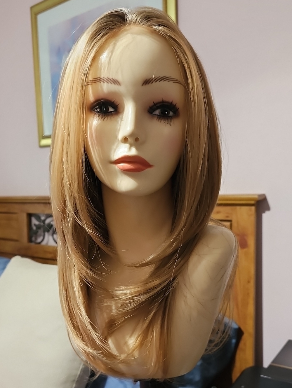 Chelsey Smith Crowns Tristan Light Brown to Blonde Ombre Long Synthetic Wig